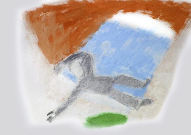 Oblak z těla-studie